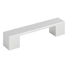Atlas Homewares [A918-CH] Die Cast Zinc Cabinet Pull Handle - Wide Square Series - Standard Size - Polished Chrome Finish - 3 3/4" C/C - 5 1/8" L