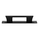 Atlas Homewares [A6002-BL] Die Cast Zinc Cabinet Pull Handle - Zander Series - Standard Size - Matte Black Finish - 3 3/4&quot; C/C - 4 3/4&quot; L