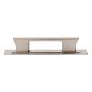 Atlas Homewares [A6002-BRN] Die Cast Zinc Cabinet Pull Handle - Zander Series - Standard Size - Brushed Nickel Finish - 3 3/4&quot; C/C - 4 3/4&quot; L