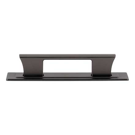 Atlas Homewares [A6002-SL] Die Cast Zinc Cabinet Pull Handle - Zander Series - Standard Size - Slate Finish - 3 3/4&quot; C/C - 4 3/4&quot; L