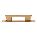 Atlas Homewares [A6002-WB] Die Cast Zinc Cabinet Pull Handle - Zander Series - Standard Size - Warm Brass Finish - 3 3/4&quot; C/C - 4 3/4&quot; L