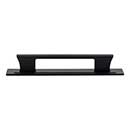 Atlas Homewares [A6003-BL] Die Cast Zinc Cabinet Pull Handle - Zander Series - Oversized - Matte Black Finish - 5 1/16&quot; C/C - 6&quot; L