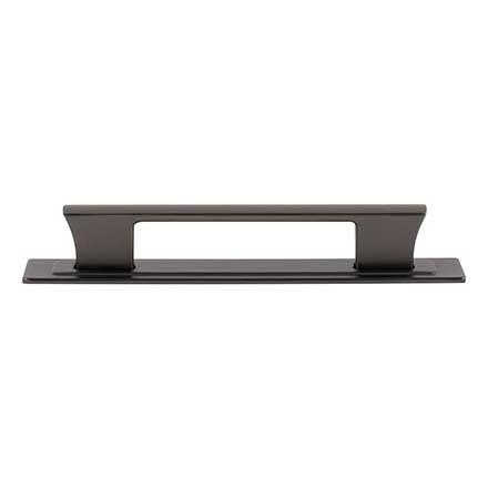 Atlas Homewares [A6003-SL] Die Cast Zinc Cabinet Pull Handle - Zander Series - Oversized - Slate Finish - 5 1/16" C/C - 6" L