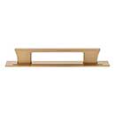 Atlas Homewares [A6003-WB] Die Cast Zinc Cabinet Pull Handle - Zander Series - Oversized - Warm Brass Finish - 5 1/16&quot; C/C - 6&quot; L