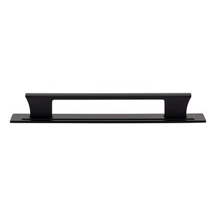 Atlas Homewares [A6004-BL] Die Cast Zinc Cabinet Pull Handle - Zander Series - Oversized - Matte Black Finish - 6 5/16&quot; C/C - 7 1/4&quot; L