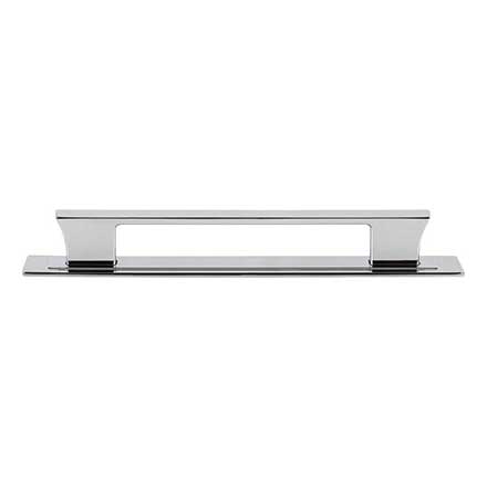 Atlas Homewares [A6004-CH] Die Cast Zinc Cabinet Pull Handle - Zander Series - Oversized - Polished Chrome Finish - 6 5/16&quot; C/C - 7 1/4&quot; L