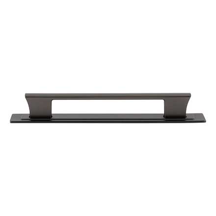 Atlas Homewares [A6004-SL] Die Cast Zinc Cabinet Pull Handle - Zander Series - Oversized - Slate Finish - 6 5/16&quot; C/C - 7 1/4&quot; L