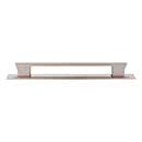 Atlas Homewares [A6005-BRN] Die Cast Zinc Cabinet Pull Handle - Zander Series - Oversized - Brushed Nickel Finish - 7 9/16&quot; C/C - 8 1/2&quot; L