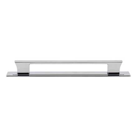 Atlas Homewares [A6005-CH] Die Cast Zinc Cabinet Pull Handle - Zander Series - Oversized - Polished Chrome Finish - 7 9/16" C/C - 8 1/2" L