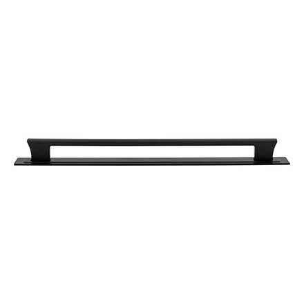 Atlas Homewares [A6007-BL] Die Cast Zinc Cabinet Pull Handle - Zander Series - Oversized - Matte Black Finish - 12&quot; C/C - 13&quot; L