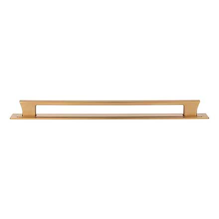 Atlas Homewares [A6007-WB] Die Cast Zinc Cabinet Pull Handle - Zander Series - Oversized - Warm Brass Finish - 12" C/C - 13" L