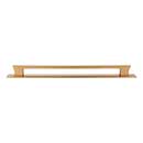 Atlas Homewares [A6007-WB] Die Cast Zinc Cabinet Pull Handle - Zander Series - Oversized - Warm Brass Finish - 12&quot; C/C - 13&quot; L