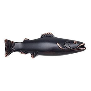 Atlas Homewares [2217-VB] Die Cast Zinc Cabinet Pull Handle - Nautical Series - Standard Size - Venetian Bronze Finish - 3" C/C - 4" L
