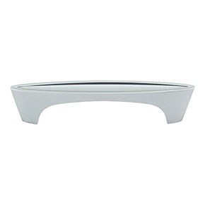 Atlas Homewares [235-CH] Die Cast Zinc Cabinet Pull Handle - DAP Series - Standard Size - Polished Chrome Finish - 4" C/C - 5" L