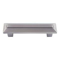 Atlas Homewares [241-P] Die Cast Zinc Cabinet Pull Handle - Trocadero Series - Standard Size - Pewter Finish - 3" C/C - 4" L
