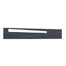 Atlas Homewares [253L-BL] Die Cast Zinc Cabinet Pull Handle - Modernist Series - Standard Size - Left Mount - Matte Black Finish - 3" C/C - 5" L