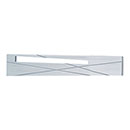 Atlas Homewares [253L-BRN] Die Cast Zinc Cabinet Pull Handle - Modernist Series - Standard Size - Left Mount - Brushed Nickel Finish - 3" C/C - 5" L