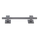 Atlas Homewares [259-P] Die Cast Zinc Cabinet Pull Handle - American Arts & Crafts Series - Standard Size - Pewter Finish - 4" C/C - 6" L