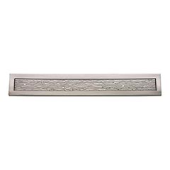 Atlas Homewares [269-BRN] Die Cast Zinc Cabinet Pull Handle - Primitive Series - Oversized - Brushed Nickel Finish - 128mm C/C - 7 3/4&quot; L