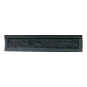 Atlas Homewares [271-BL] Die Cast Zinc Cabinet Pull Handle - Primitive Series - Standard Size - Matte Black Finish - 3" C/C - 5 11/16" L