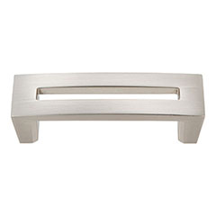 Atlas Homewares [275-BRN] Die Cast Zinc Cabinet Pull Handle - Centinel Series - Standard Size - Brushed Nickel Finish - 3&quot; C/C - 3 7/16&quot; L