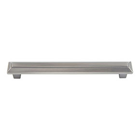 Atlas Homewares [284-P] Die Cast Zinc Cabinet Pull Handle - Trocadero Series - Oversized - Pewter Finish - 160mm C/C - 7 1/4" L