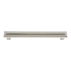 Atlas Homewares [284-PN] Die Cast Zinc Cabinet Pull Handle - Trocadero Series - Oversized - Polished Nickel Finish - 160mm C/C - 7 1/4&quot; L