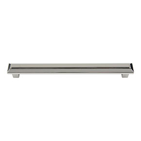 Atlas Homewares [285-PN] Die Cast Zinc Cabinet Pull Handle - Trocadero Series - Oversized - Polished Nickel Finish - 192mm C/C - 8" L