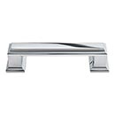 Atlas Homewares [291-CH] Die Cast Zinc Cabinet Pull Handle - Sutton Place Series - Standard Size - Polished Chrome Finish - 3" C/C - 3 13/16" L