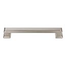 Atlas Homewares [292-BRN] Die Cast Zinc Cabinet Pull Handle - Sutton Place Series - Oversized - Brushed Nickel Finish - 128mm C/C - 5 7/8&quot; L