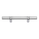 Atlas Homewares [3147-CH] Lucite Cabinet Pull Handle - Optimism Series - Standard Size - Clear - Polished Chrome Stem Finish - 3" C/C - 6" L