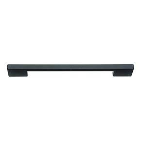 Atlas Homewares [A826-BL] Die Cast Zinc Cabinet Pull Handle - Thin Square Series - Oversized - Matte Black Finish - 192mm C/C - 8 11/16" L