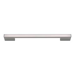 Atlas Homewares [A826-BN] Die Cast Zinc Cabinet Pull Handle - Thin Square Series - Oversized - Brushed Nickel Finish - 192mm C/C - 8 11/16&quot; L