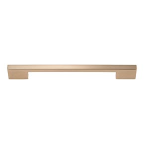 Atlas Homewares [A826-CM] Die Cast Zinc Cabinet Pull Handle - Thin Square Series - Oversized - Champagne Finish - 192mm C/C - 8 11/16" L