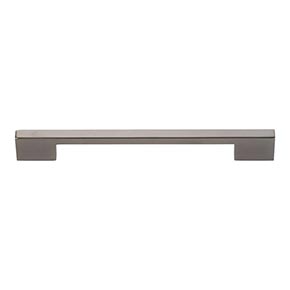 Atlas Homewares [A826-SL] Die Cast Zinc Cabinet Pull Handle - Thin Square Series - Oversized - Slate Finish - 192mm C/C - 8 11/16" L