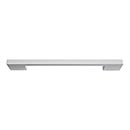 Atlas Homewares [A826-WG] Die Cast Zinc Cabinet Pull Handle - Thin Square Series - Oversized - High White Gloss Finish - 192mm C/C - 8 11/16&quot; L