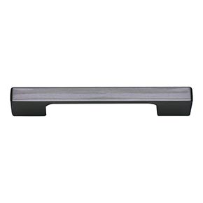Atlas Homewares [A836-BL] Die Cast Zinc Cabinet Pull Handle - Thin Square Series - Standard Size - Matte Black Finish - 96mm C/C - 4 11/16" L
