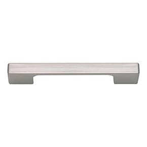Atlas Homewares [A836-BN] Die Cast Zinc Cabinet Pull Handle - Thin Square Series - Standard Size - Brushed Nickel Finish - 96mm C/C - 4 11/16" L