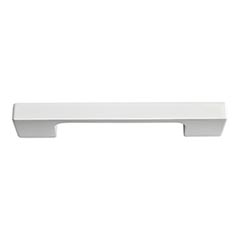 Atlas Homewares [A836-WG] Die Cast Zinc Cabinet Pull Handle - Thin Square Series - Standard Size - High White Gloss Finish - 96mm C/C - 4 11/16&quot; L