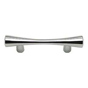 Atlas Homewares [A850-PS] Stainless Steel Cabinet Pull Handle - Fluted Pull Series - Standard Size - Polished Finish - 64mm C/C - 4" L
