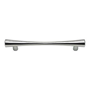 Atlas Homewares [A851-PS] Stainless Steel Cabinet Pull Handle - Fluted Pull Series - Oversized - Polished Finish - 128mm C/C - 6 5/8" L