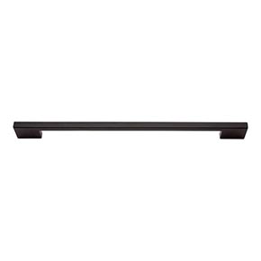 Atlas Homewares [A866-BL] Die Cast Zinc Cabinet Pull Handle - Thin Square Series - Oversized - Matte Black Finish - 288mm C/C - 12 5/16" L