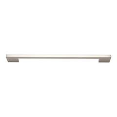 Atlas Homewares [A866-BN] Die Cast Zinc Cabinet Pull Handle - Thin Square Series - Oversized - Brushed Nickel Finish - 288mm C/C - 12 5/16&quot; L