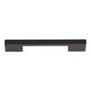 Atlas Homewares [A867-BL] Die Cast Zinc Cabinet Pull Handle - Thin Square Series - Oversized - Matte Black Finish - 128mm C/C - 6 1/8" L