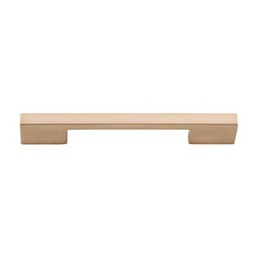 Atlas Homewares [A867-CM] Die Cast Zinc Cabinet Pull Handle - Thin Square Series - Oversized - Champagne Finish - 128mm C/C - 6 1/8" L
