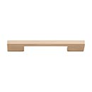 Atlas Homewares [A867-CM] Die Cast Zinc Cabinet Pull Handle - Thin Square Series - Oversized - Champagne Finish - 128mm C/C - 6 1/8&quot; L