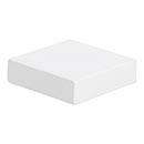 High White Gloss Finish - Thin Square Series - Atlas Homewares Decorative Cabinet & Drawer Hardware Collection