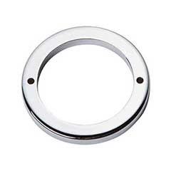 Atlas Homewares [390-CH] Die Cast Zinc Cabinet Pull Backplate - Tableau Series - Polished Chrome Finish - 3&quot; Dia.