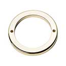 Atlas Homewares [390-FG] Die Cast Zinc Cabinet Pull Backplate - Tableau Series - French Gold Finish - 3" Dia.