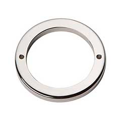 Atlas Homewares [390-PN] Die Cast Zinc Cabinet Pull Backplate - Tableau Series - Polished Nickel Finish - 3&quot; Dia.